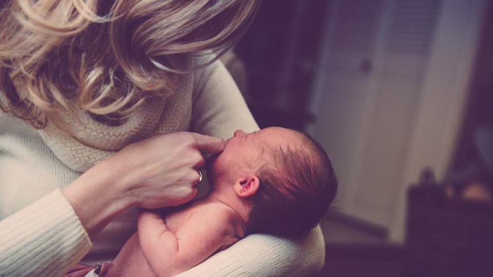 eye contact with baby